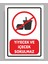 Yiyecek ve Içecek Sokulmaz - Uyarı Tabela Levhası 24X34 cm Polikarbon 1