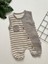 Minicixbebe Çizgili Müslin Erkek Bebek Yazlık Tulum 1