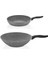 Granit Tava 24 cm ve 28 cm Wok Tava 1