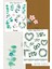 Bitkiler Temalı Şeffaf Sticker Seti 03-04 Ajanda Planlayıcı Bullet Journal Için Uygundur 1