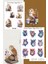 Sevimli Baykuş Temalı Şeffaf Sticker 01-02 Ajanda Planlayıcı Bullet Journal Için Uygundur 1