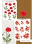 Gelincik Çiçeği Temalı Şeffaf Sticker Seti 02-03 Ajanda Planlayıcı Bullet Journal Için Uygundur 1