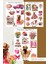 Pembe Bahar Temalı Şeffaf Sticker Seti 01-02-03 Ajanda Planlayıcı Bullet Journal Için Uygundur 1