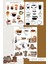 Kahve Temalı Şeffaf Sticker Seti 01-02-03 Ajanda Planlayıcı Bullet Journal Için Uygundur 1