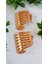 Premium Paslanmaz Çelik Çizgi Detaylı Rose Gold Küpe 1