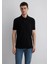 Regular Siyah Erkek Polo Yaka T-Shirt M0612633-900 3