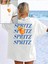 Kadın Aperol Spritz Baskılı Oversize T-Shirt 1