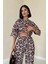 Leopar T-Shirt ve Pantolon Takım 2