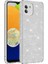 Samsung Galaxy A03 Kılıf Shining Silikon-Gümüş 1