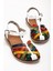 Bayan SANDALET205-02 Multi Ortopedik Deri Kadın Sandalet 3