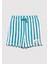 Regular Çizgili Mavi Erkek Çocuk Şort M6410012-89718 1