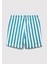 Regular Çizgili Mavi Erkek Çocuk Şort M6410012-89718 2