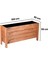 Ahşap Dış Mekan Saksısı Dekoratif Saksı Büyük Boy Hazır Kurulu 100CM x 30CM Yükseklik 50CM 2