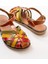Bayan SANDALET205-02 Multi Ortopedik Deri Kadın Sandalet 5