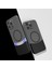 iPhone 15 Pro Kılıf M-Safe Şarj Özellikli Mıknatıslı Nvg Duble Kapak - Siyah 1