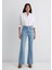 Flare, Boot Cut Açık Mavi Kadın Jean Pantolon M1010349-90442 4