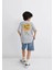 Skate All Day Baskılı Gri Erkek Çocuk T-Shirt M6610263-89187 2