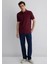 Slim Bordo Erkek Polo Yaka T-Shirt M063247-70394 2