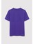 Logo Baskılı Mor Erkek Çocuk T-Shirt M6610030-70692 4