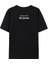 Unısex "ımagınatıon The Future" Baskılı Oversıze Siyah Tshirt 1