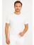 Larınna Unisex Slim Fit Dar Kesim Yumuşak Dokulu Siyah Bisiklet Yaka Basic Tişört Pamuklu 1
