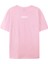 Unısex "brooklyn" Baskılı Pembe Tshirt 1