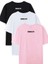 Unısex "brooklyn" Baskılı Üçlü Paket Oversize Tshirt 1