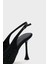 Hope Taşlı Saten Yüksek Topuklu Arkası Bantlı Stiletto 6