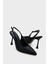Hope Taşlı Saten Yüksek Topuklu Arkası Bantlı Stiletto 5