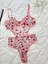 Öpücük Desenli Pembe Bodysuit 1