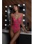 Çiçek Desenli Pembe Bodysuit 1