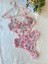 Çiçek Dal Desenli Pembe Bodysuit 1