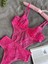 Çiçek Desenli Pembe Bodysuit 3