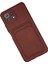 Xiaomi Mi 11 Kılıf Kelvin Kartvizitli Silikon - Bordo Ynsmr 2