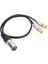 Xlr Erkek - 2 Rca Ses Ayırıcı Kablo Rca - Xlr Adaptör Yama Kablosu Miks Konsolu Mikrofonerkek 0,5 M / 1,6 Ft (Yurt Dışından) 3