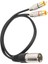 Xlr Erkek - 2 Rca Ses Ayırıcı Kablo Rca - Xlr Adaptör Yama Kablosu Miks Konsolu Mikrofonerkek 0,5 M / 1,6 Ft (Yurt Dışından) 5
