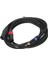 3.5mm Stereo Erkekten Çift 2 Xlr Erkek Fiş Konnektörü Ses Dönüştürücü Adaptör Kablosu CORD3M (Yurt Dışından) 4