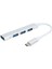 Typec - USB Hub Dock Alüminyum Alaşımlı Kabuk Usb3.0 4 Portlu Adaptör Telefon Bilgisayar Için (Yurt Dışından) 1
