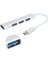Typec - USB Hub Dock Alüminyum Alaşımlı Kabuk Usb3.0 4 Portlu Adaptör Telefon Bilgisayar Için (Yurt Dışından) 2