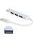 Typec - USB Hub Dock Alüminyum Alaşımlı Kabuk Usb3.0 4 Portlu Adaptör Telefon Bilgisayar Için (Yurt Dışından) 3