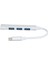 Typec - USB Hub Dock Alüminyum Alaşımlı Kabuk Usb3.0 4 Portlu Adaptör Telefon Bilgisayar Için (Yurt Dışından) 4