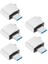 Adet Typec Erkek Usb2.0 Otg Adaptörü Taşınabilir Veri Dönüştürücü Bilgisayar Aksesuarı (Gümüş) (Yurt Dışından) 5