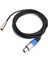 Mini Xlr 3 Pin Erkek - 3 Pin Dişi Ses Kablosu Canon Kamera Mikrofon Kablosu Için 1 M / 3.3 Ft (Yurt Dışından) 3