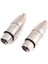 2 Adet 3 Pin Xlr Dişi Jak - Rca Dişi Ses Mikrofonu Mikrofon Konnektör Adaptörü (Yurt Dışından) 1