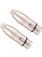 2 Adet 3 Pin Xlr Dişi Jak - Rca Dişi Ses Mikrofonu Mikrofon Konnektör Adaptörü (Yurt Dışından) 4