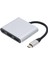 3'ü 1 Arada Typec Yerleştirme Istasyonu Typec'den Hd Multimedya Arayüzü USB 3.0/typec Adaptörü (Yurt Dışından) 2