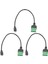 3 Adet Mikro USB 5 Pin Erkek - 5 Pin Vida Kalkanlı Lehimsiz Terminal Fiş Adaptör Kablosu (Yurt Dışından) 3