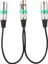 30CM Xlr Dişi Jak - Çift Erkek Baş Ayırıcı Adaptörü Ses Mikrofon Uzatma Kablosu Canon Yeşil (Yurt Dışından) 1
