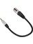 Altın Kaplama 3.5mm Mono Erkek - 3pın Xlr Erkek Pvc Dış Çinko Alaşımlı Kabuk Adaptör Kablosu0.3m (Yurt Dışından) 3