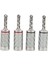 4 Adet Bfa Muz Fişi Pirinç Beyaz Karbon Fiber Kabuk Hoparlör Bfa Muz Konnektörü 5mm/0.2in Çap Hoparlör Kablosu Için (Yurt Dışından) 1